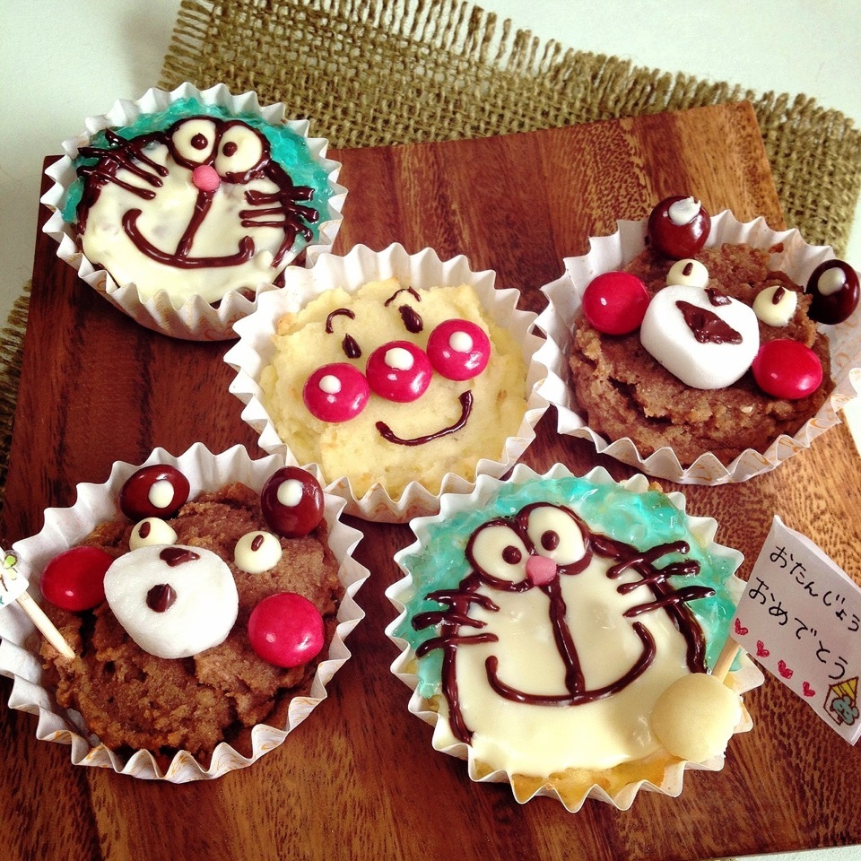 キャラクターカップケーキ まりな Snapdish スナップディッシュ Id M9wg1a