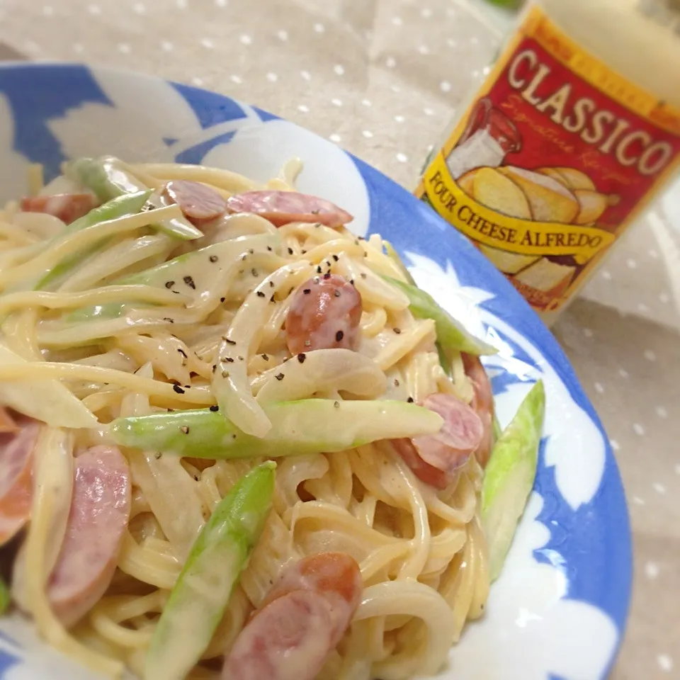 CLASSICOソースでクリームパスタ♫|ありかさん