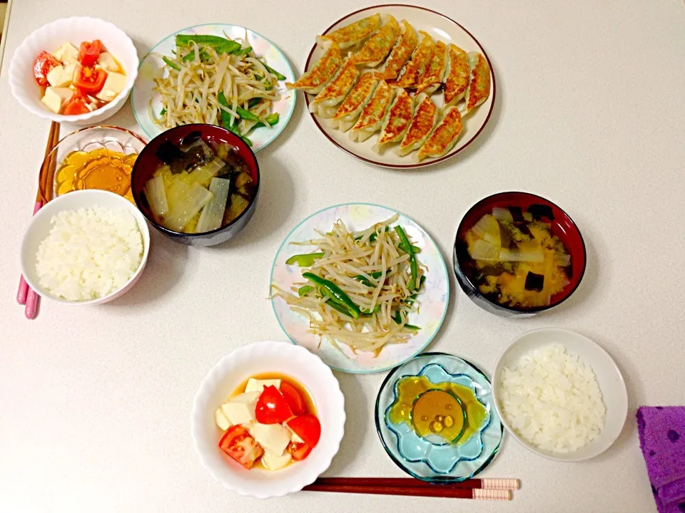 餃子定食☆|あずささん