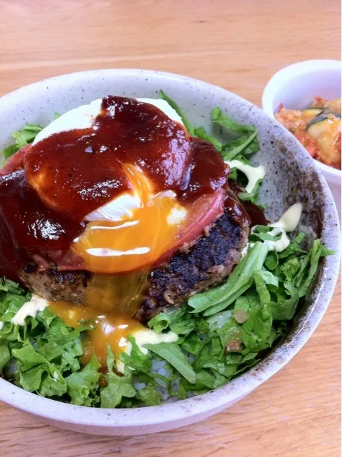 Snapdishの料理写真:ロコモコ丼|りんたろうパパさん