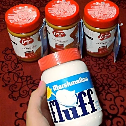 Lotus Caramelised Biscuit Spread & Marshmallow fluff!|iamfem05さん