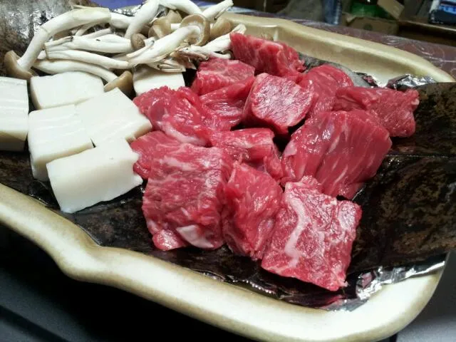 飛騨牛ではない牛肉でほおば味噌焼き!|じゃっきーさん