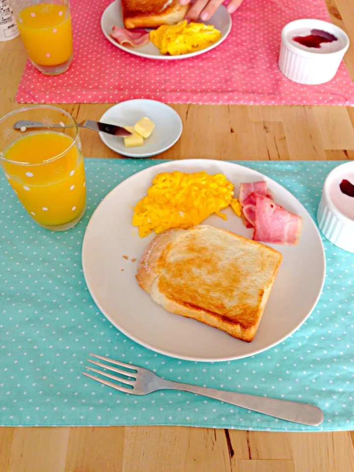 かわいい朝食|はるたさん