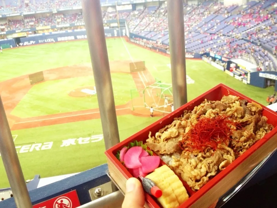 ⚾牛めし弁当|としちゃんさん