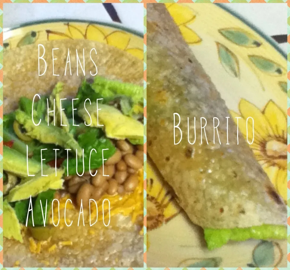 Snapdishの料理写真:Vegetarian burrito (gluten & dairy free)|Sai linさん