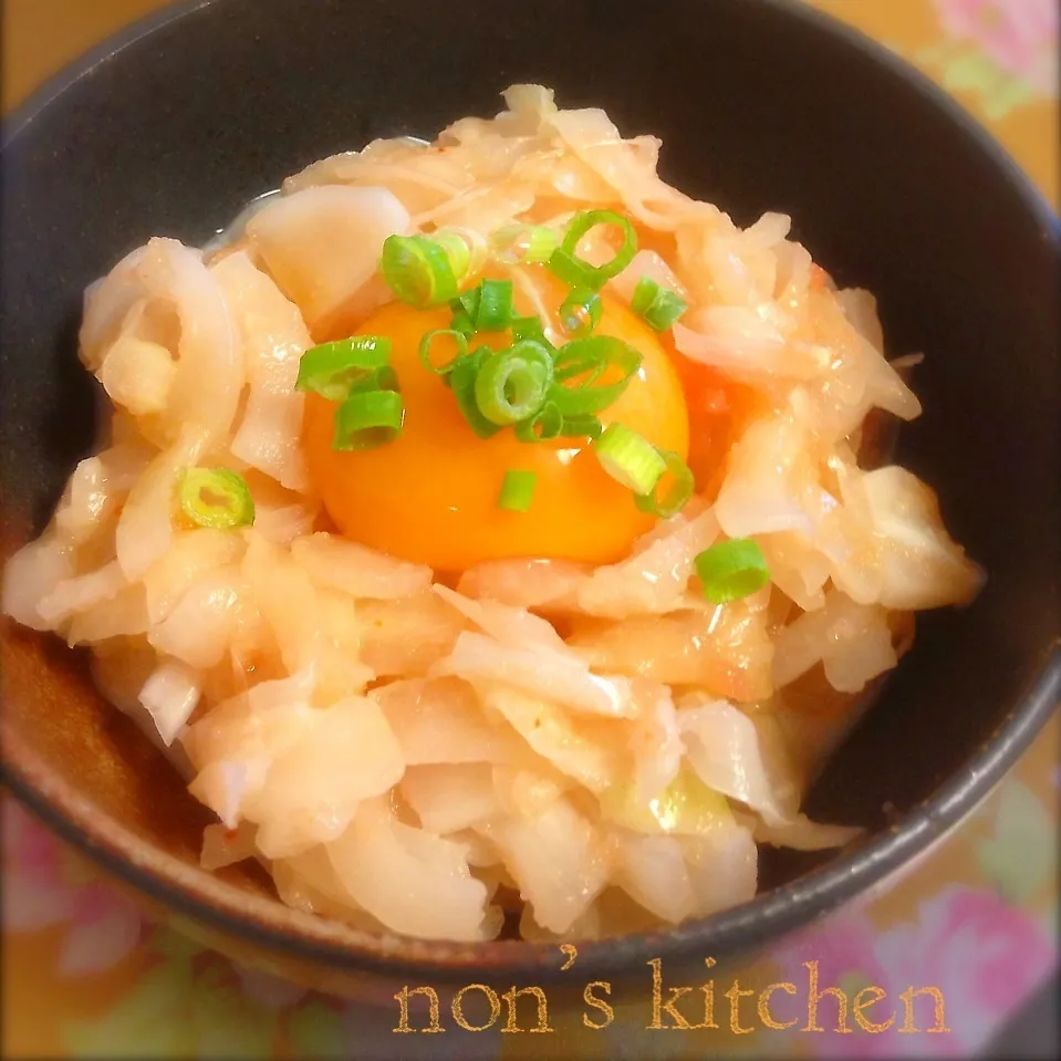 玉ねぎの明太マヨ和え🍳|nozomiさん