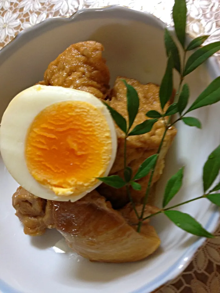 鶏肉と、厚揚げの煮物〜|カフェアジアンさん