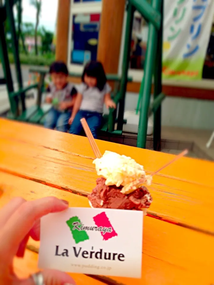 Gelato🍨Chocomaam ,Vanilla&Marmalade😋ジェラート|🌈Ami🍻さん