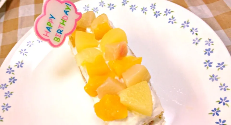 Snapdishの料理写真:1才ケーキ|ゆりさん