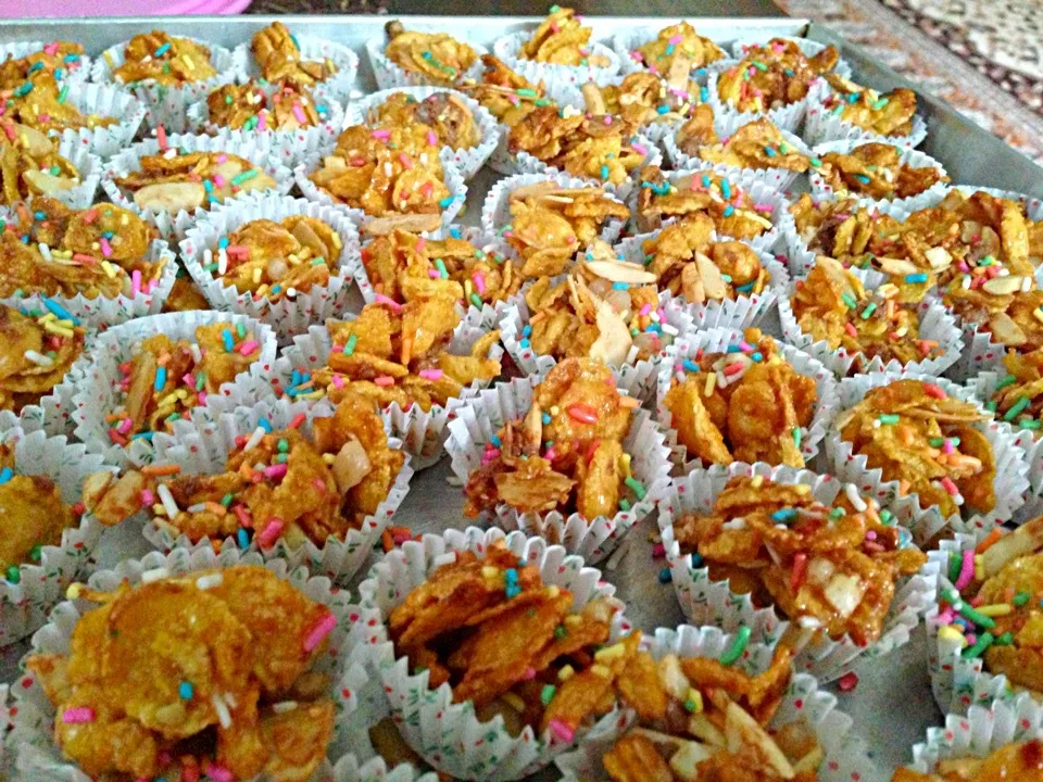 Honey Cornflakes with Almonds|Mummy Masayuさん