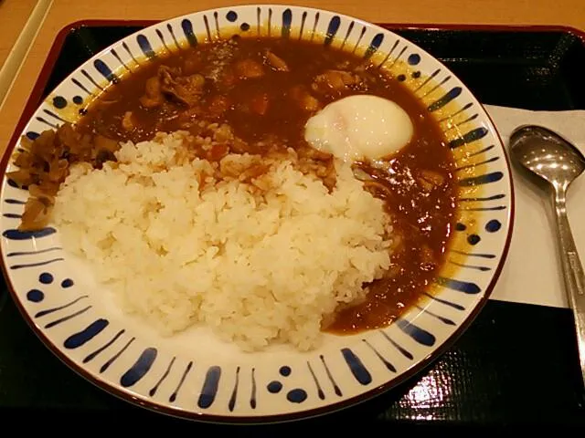 カレー 並 温玉を添えて。|大石さん