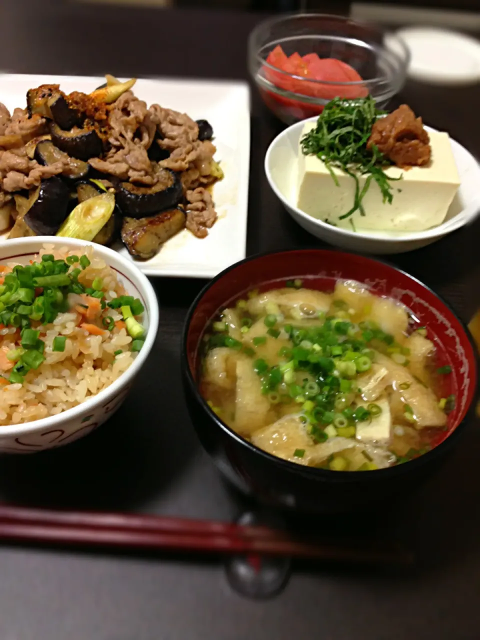 今日の晩ご飯♪なす味噌炒め|さやかさん