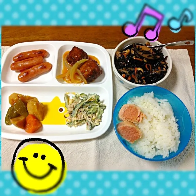 Snapdishの料理写真:８月10日のお子様夕飯|watamaru920さん