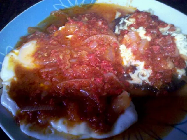 huevos rancheros con charizo|Javier Rdz.さん