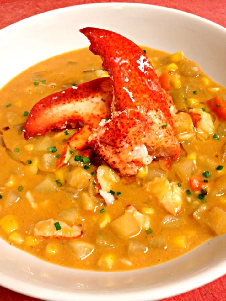 Maine Lobster Corn Chowder|chris bowdenさん