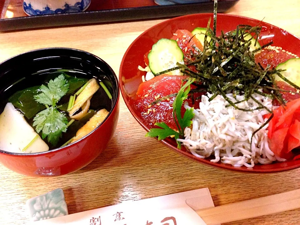 Snapdishの料理写真:田辺市のかつお漬け丼|minaさん