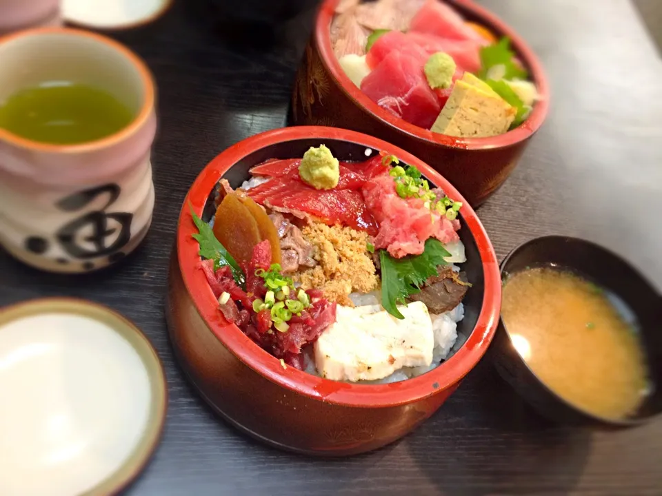 鮪三昧丼、三浦丼|さやかさん