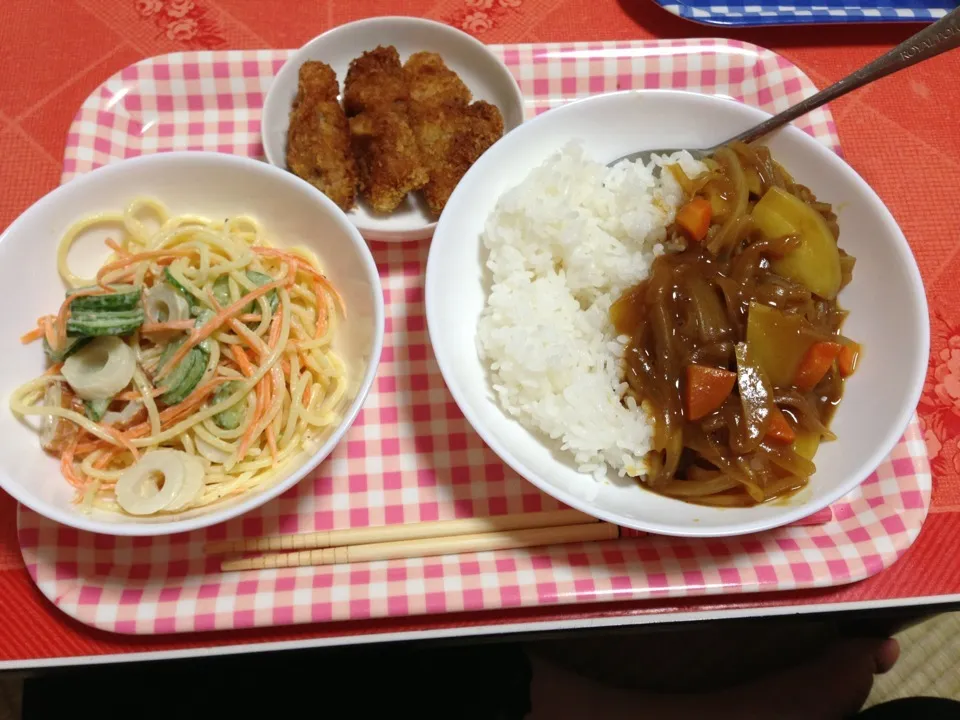 カツカレー定食(^_^)？|ゆかぴょんさん