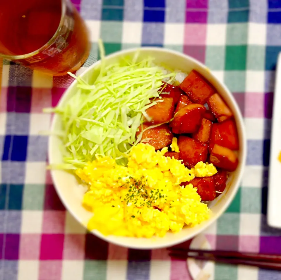 Snapdishの料理写真:デリ風スパム丼|sayuさん