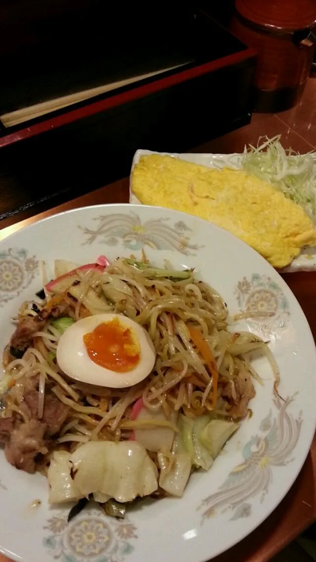 焼きチャンポンと明太オムレツ|きたむら さやかさん