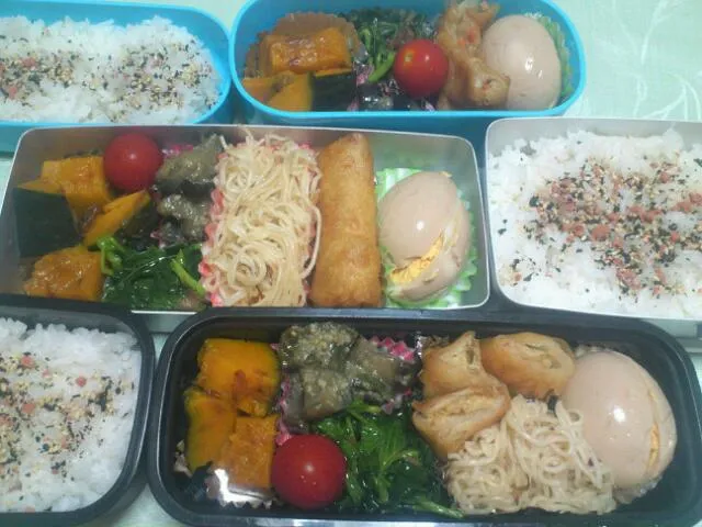 子どもたち＆オレ弁当8月13日|クッキングおやぢさん