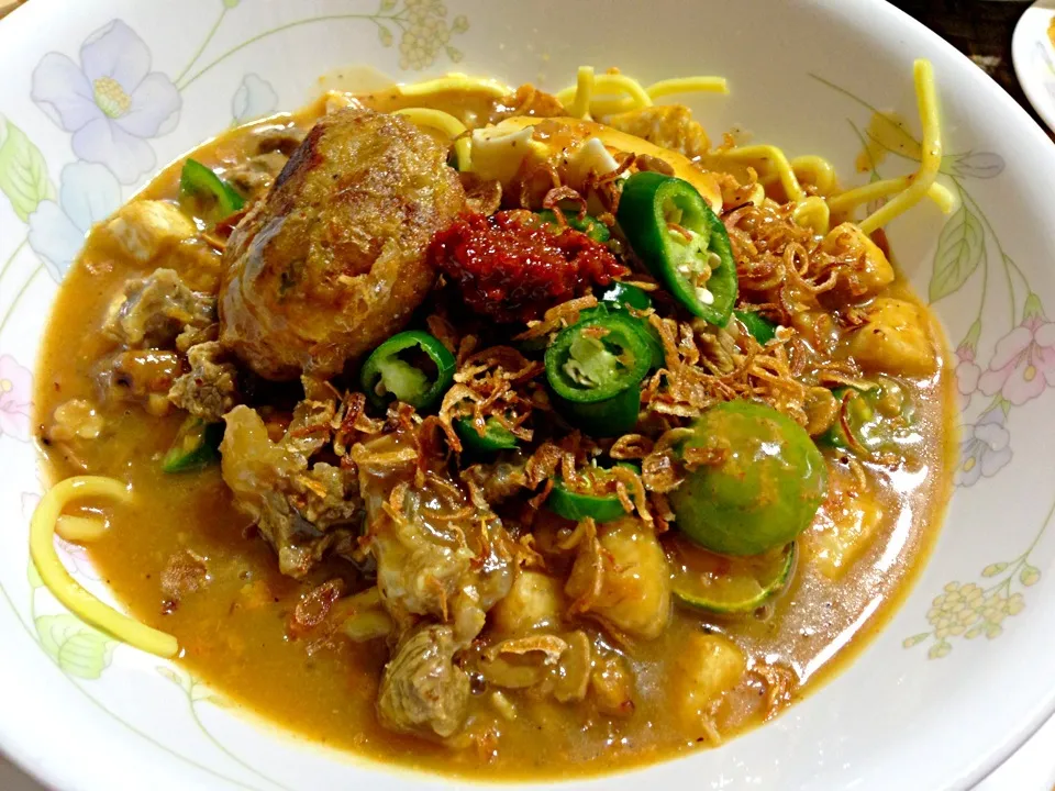 Mee Rebus Tetelan with Bergedel|Mummy Masayuさん