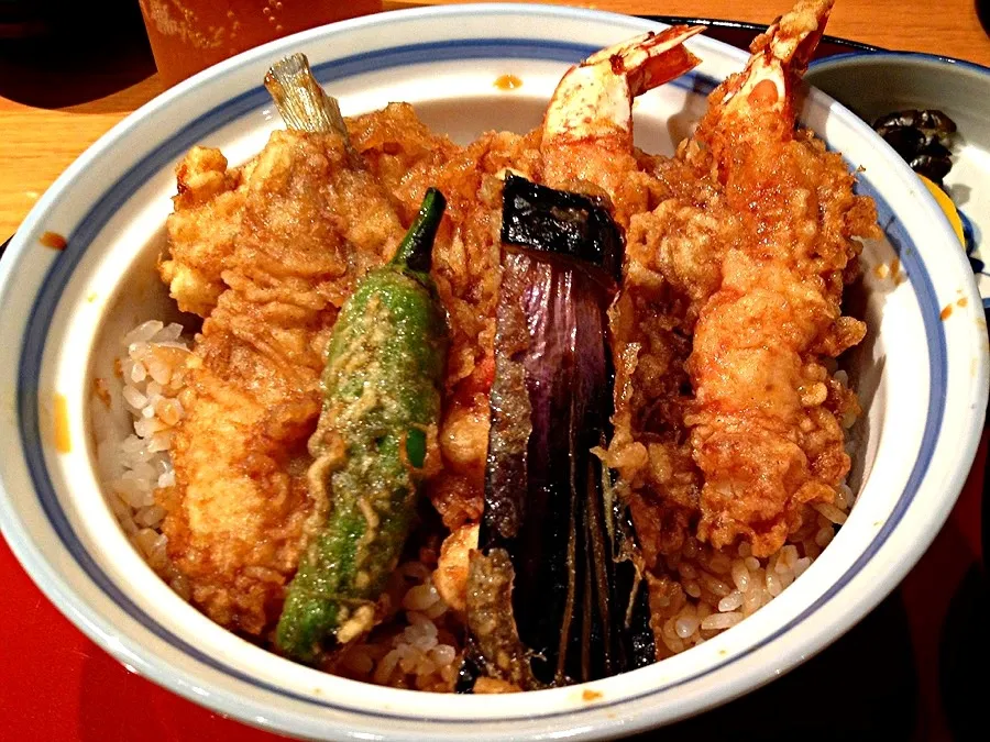 天國のお昼天丼 1000円|ジイジさん