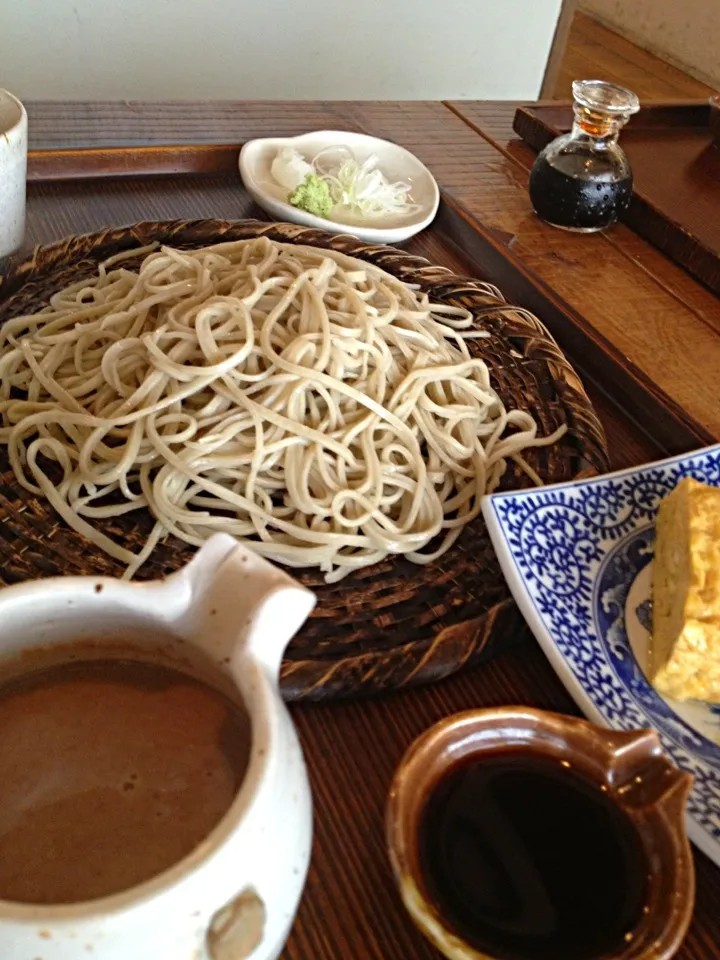 クルミダレせいろ蕎麦＆だし巻き玉子|ダンディ☆和田さん