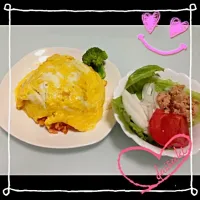 Snapdishの料理写真:オムライス(*^^*)|めるるさん