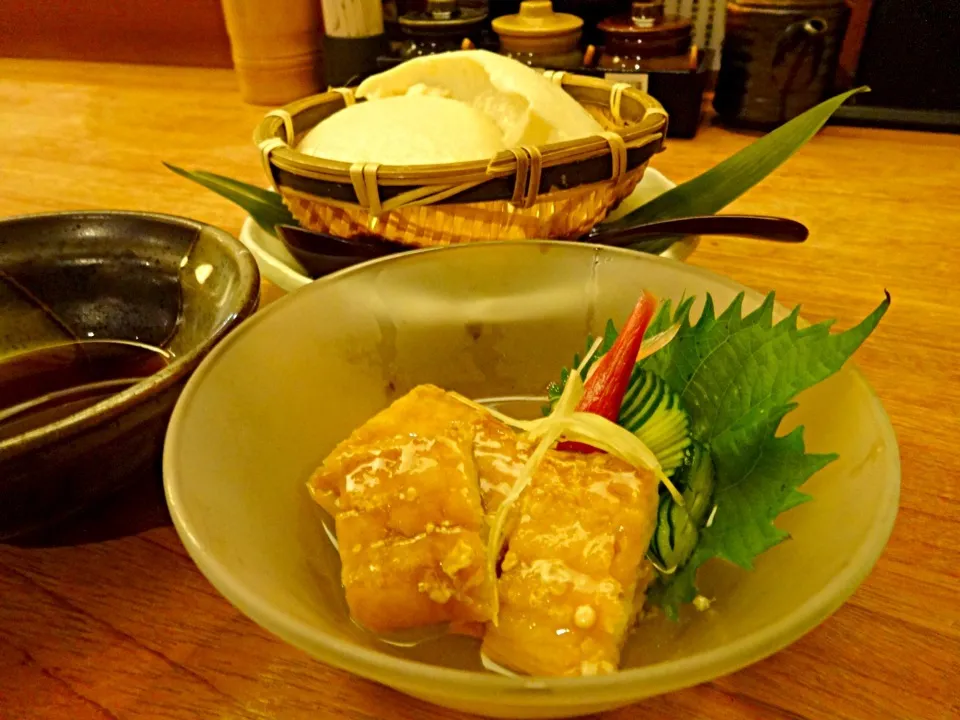 鱧作ざる豆腐 お供は伏見の鳳鱗(^O^)／|suneさん