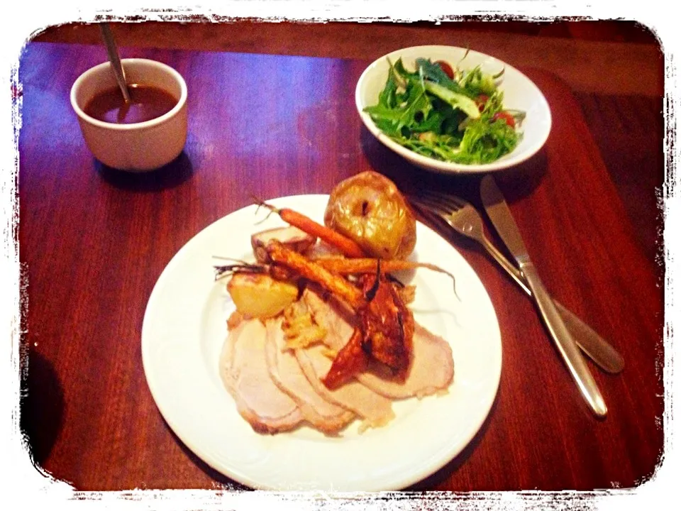 Roast pork dinner|kazuko Tsujiさん