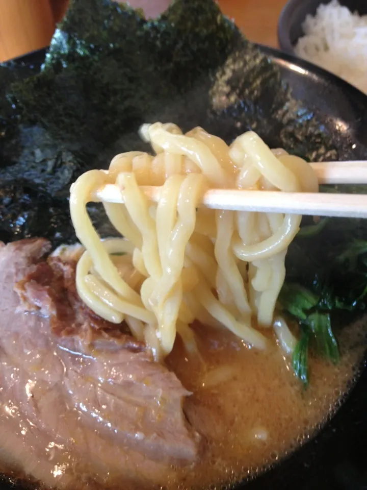 Snapdishの料理写真:とき卵ラーメンの麺|morimi32さん