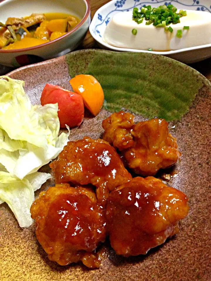 鶏の甘辛ケチャップ煮|そらひめさん