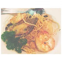 sea food pasta|portiaさん