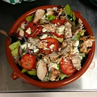 Grilled chicken and feta salad #healthy|michael apkeさん