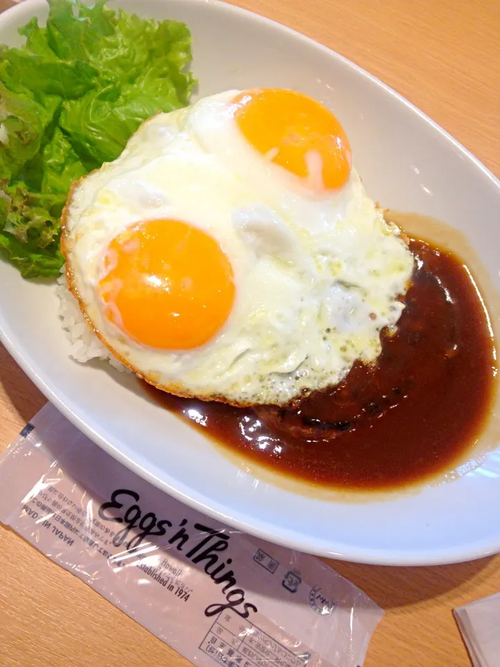 Snapdishの料理写真:ロコモコ eggs'n Things|みづきさん