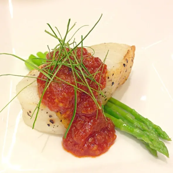 Snapdishの料理写真:Roast Chilean seabass Masak merah|willzさん