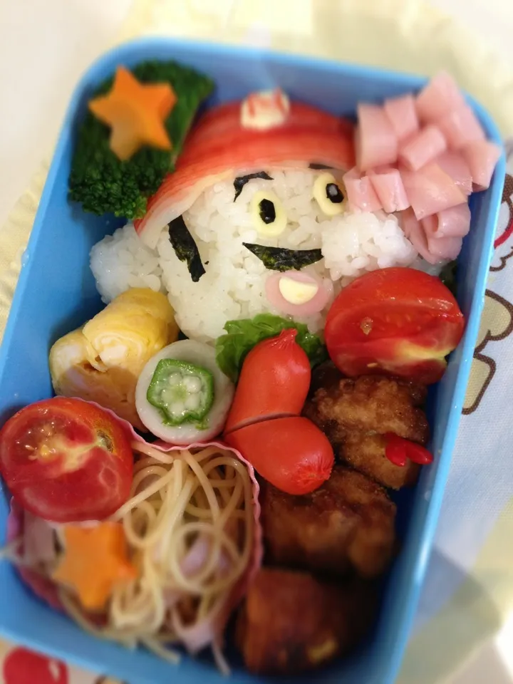 息子マリオ弁当(o^^o)|藤原早苗さん