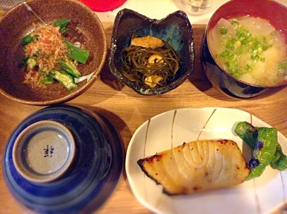 カジキの西京漬定食|RIEママさん