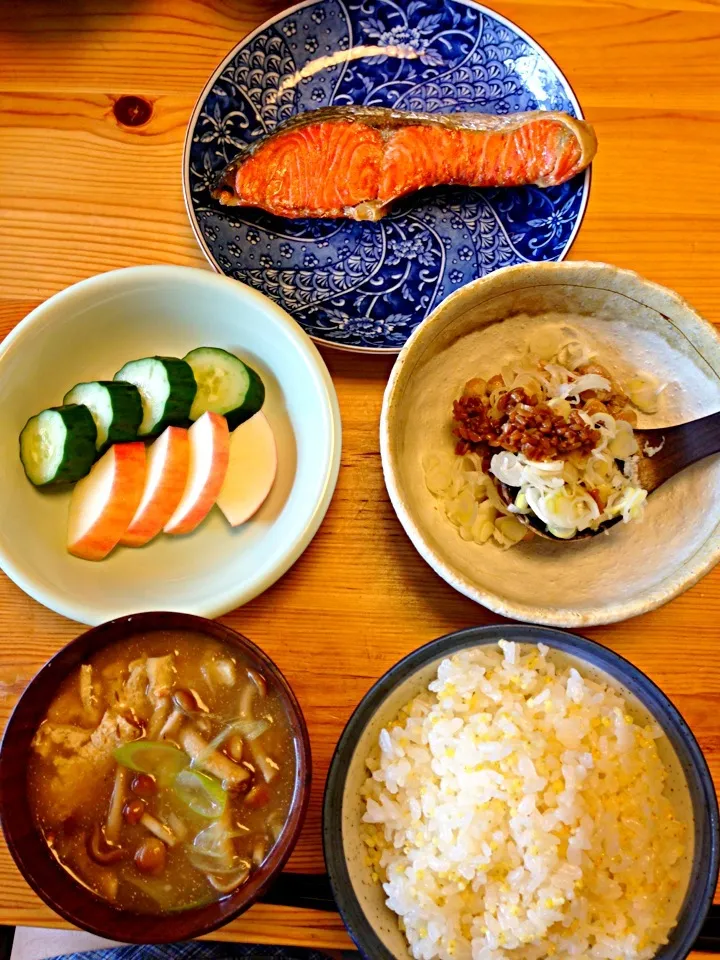 紅鮭の健康朝食|Yoko Hayashiさん