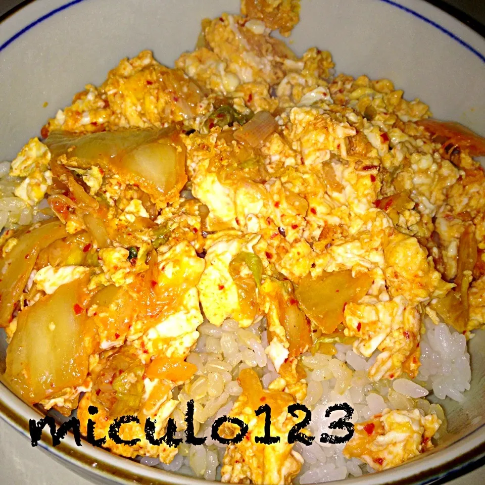 玄米でキム玉丼|いつみさん