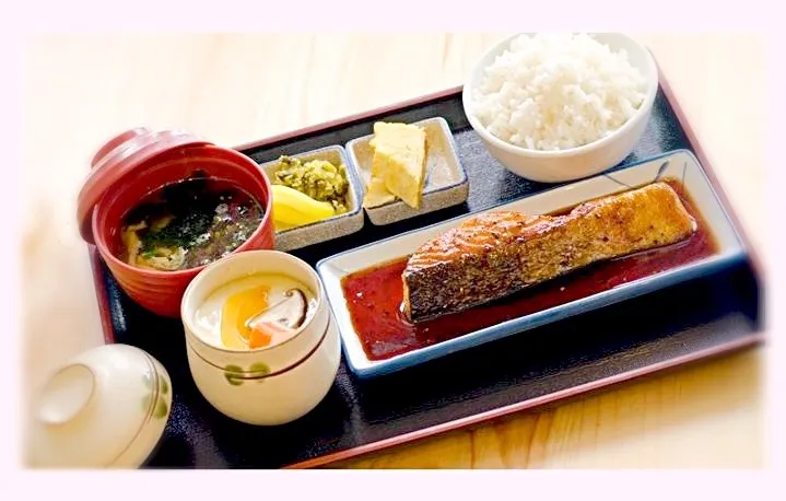 Salmon teriyaki teishoku|John Yeoさん