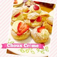 Snapdishの料理写真:Choux Créme|catherine almazoraさん