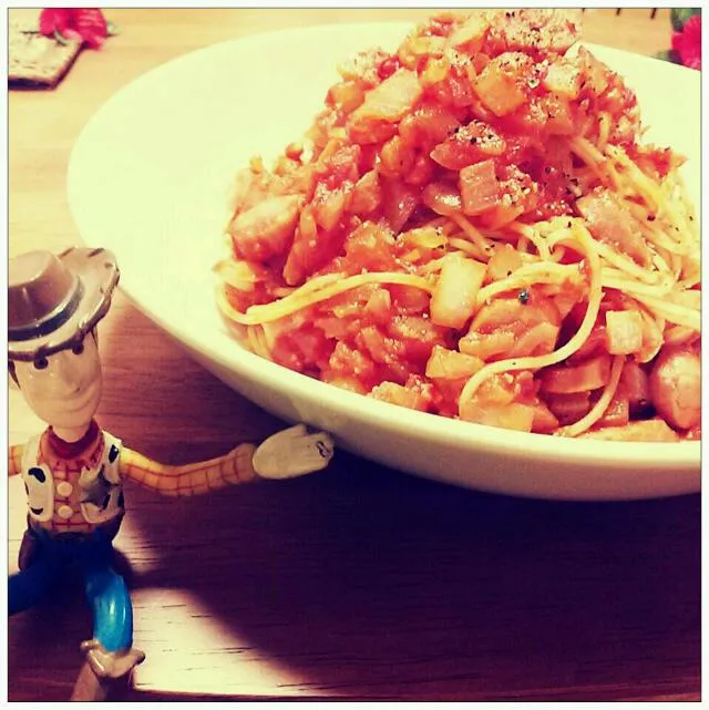 ♛ spaghetti w/ tomato sauce ♛|🌜 miaow 🌞さん