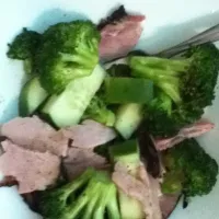 Broccoli with cucumber an Black Forest ham|darmacarterさん