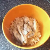 chicken and mushroom in cream with rice|Sammiieさん