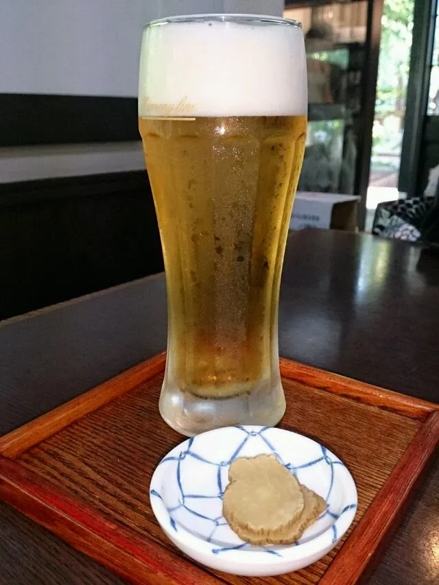 ビールといぶりがっこ|あぶみんさん