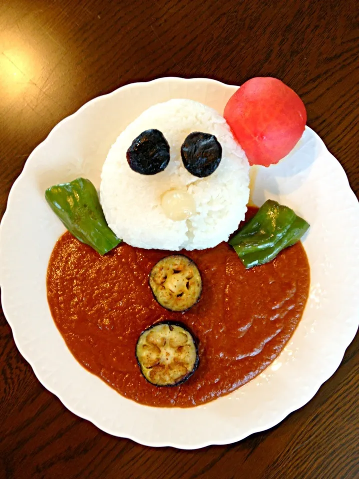 朝カレー…涼しい…かな？⛄|おりぃさん