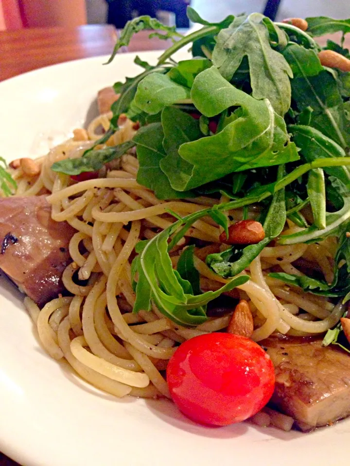 Rocket, Portabello with Cherry Tomatoes Pasta|hweeyhさん