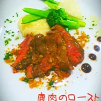 鹿肉のロースト 柚子胡椒パン粉をかけて|Massa Masさん